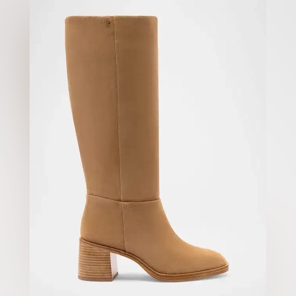 Larroudé Ricky Boot in peanut suede